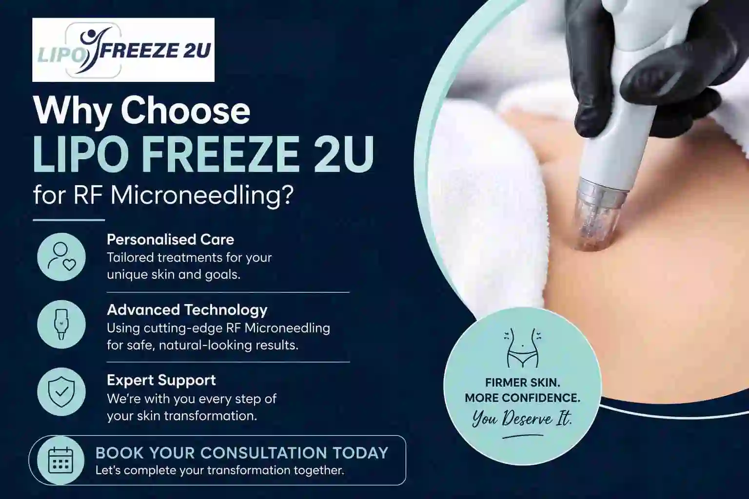 Why Choose LIPO FREEZE 2U for RF Microneedling Watford?